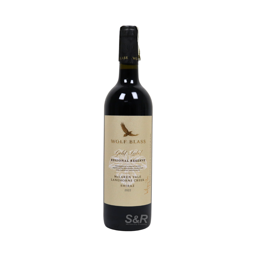 Wolf Blass Gold Label Regional Reserve Shiraz 2022 750mL